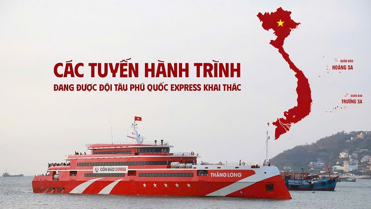 Tàu Phú Quốc Express đang hoạt động những tuyến nào?